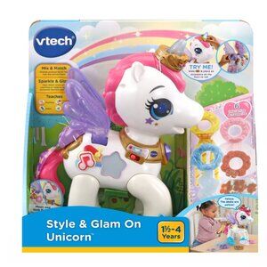 VTech Style & Glam On Unicorn Toys